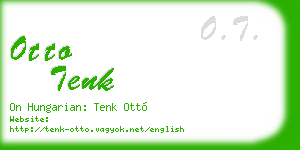 otto tenk business card