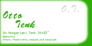 otto tenk business card